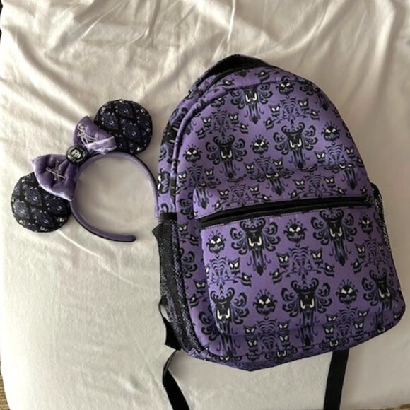 Disney Handbags - 2021 Haunted Mansion Backpack & Ears Set